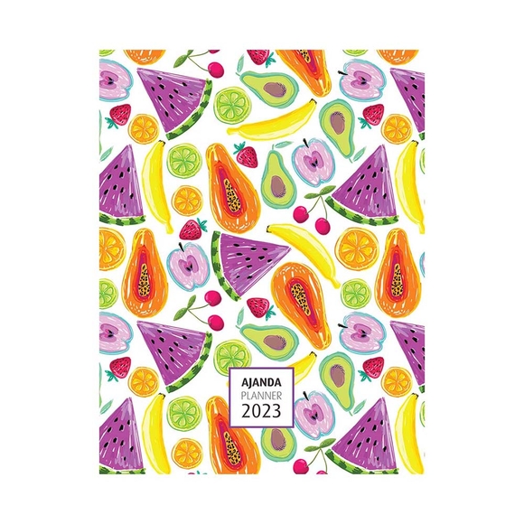Akademi Çocuk 2023 Haftalık Ajanda Fruits 16X21Cm