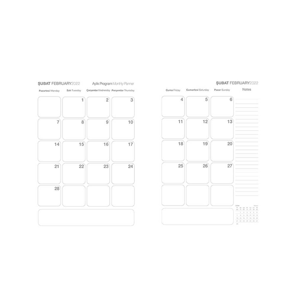 Akademi Çocuk 2023 Haftalık Ajanda Houses 16X21Cm