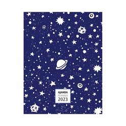 Larus - Akademi Çocuk 2023 Haftalık Ajanda Sky 16X21Cm