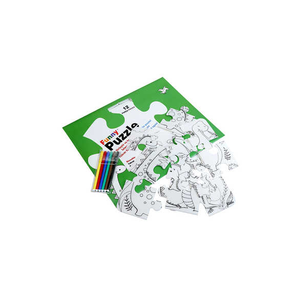 Akademi Çocuk 3120 Funny Puzzle Dinazor Çağı 
