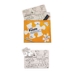 Akademi Çocuk 3121 Funny Puzzle Taşıtlar - Thumbnail