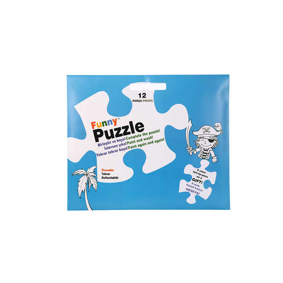 Akademi Çocuk 3122 Funny Puzzle Korsan Adası
