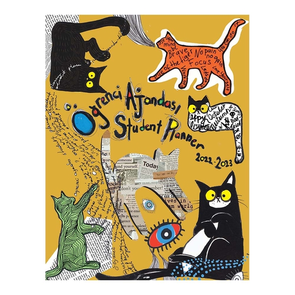 Akademi Çocuk Öğrenci Ajandası School Cats 16x21 cm 2022-2023