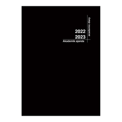 Akademik Ajanda 21X29 Siyah 2022-2023 - Thumbnail