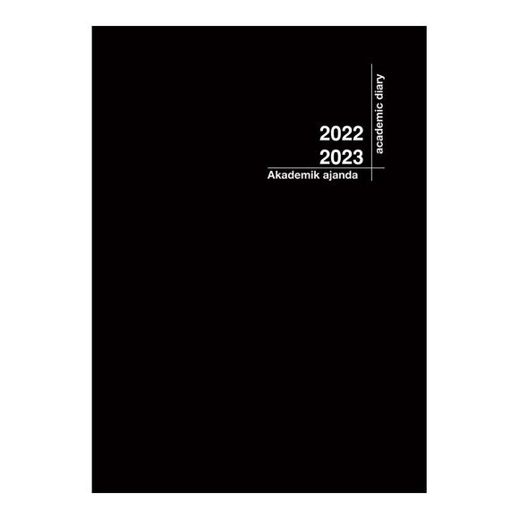 Akademik Ajanda 21X29 Siyah 2022-2023