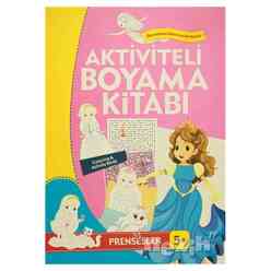 Revzen - Aktiviteli Boyama Kitabı 5 Yaş - Prensesler Pembe Kitap