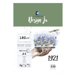Alex Schoellers - Alex Design Ja Yapışkanlı Resim Defteri 180G A4 40’Lı ALX-0595