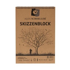 Alex Schoellers - Alex Kraft Blok Spiralli 25X35 30’Lu ALX-1168