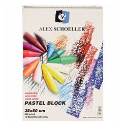 Alex Schoellers - Alex Pastel Artist Fon Blok 35X50 15 Li 220Gr ALX-851