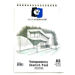 Alex Schoellers - Alex Schoeller Eskiz Blok A5 Spiralli 50/55 gr 30 Yaprak 763