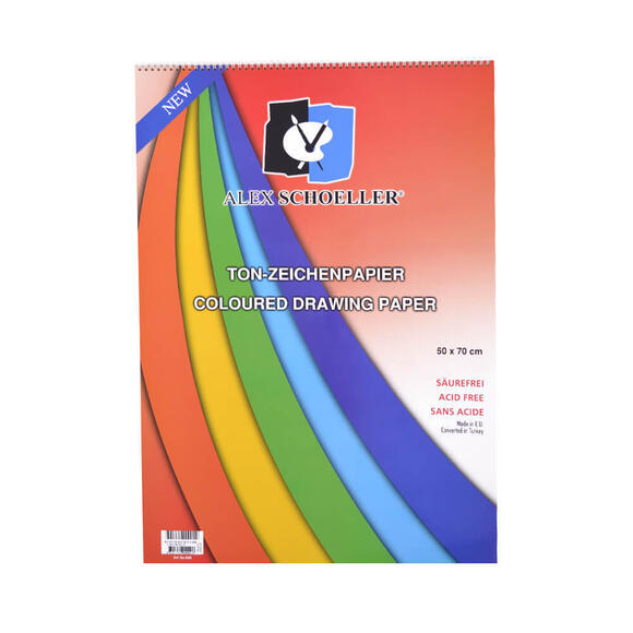 Alex Schoeller Fon Kartonu 50x70 Karışık Renkler 160 gr 
