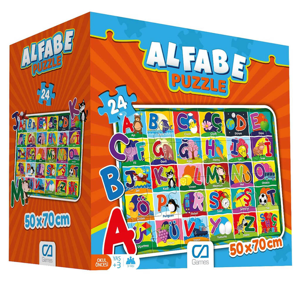 Alfabe Eğitici Puzzle 5027