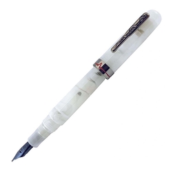 Conklin Çelik Kalem - All American Courage Limited Edition Dolma Kalem White B Uç