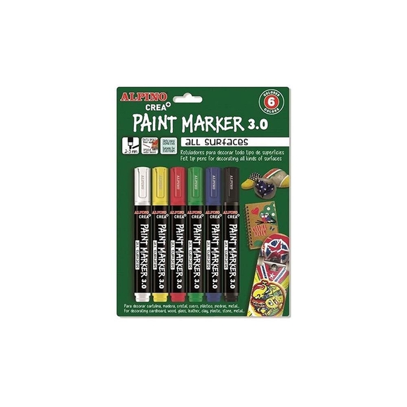 Alpino Paint Markör 6’lı 3.0 AR-0166