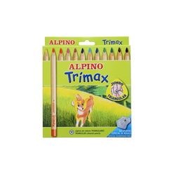 Alpino Trimax Jumbo Üçgen12 li Kuru Boya AL-113 - Thumbnail