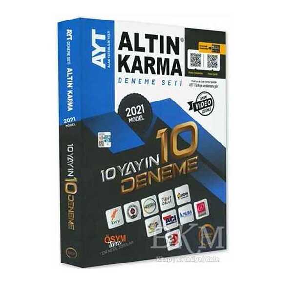Altın Karma AYT Deneme Seti 10 Yayın 10 Deneme