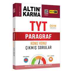 Altın Karma TYT Paragraf Çıkmış Sorular - Thumbnail