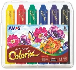 Amos Colorix 3in1 Aquarelle Pastel Boya 6 Renk CRX5PC6 - Thumbnail