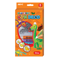 Amos Sun Deco Cam Boyama Seti Dinozorlar SD10P6-D - Thumbnail