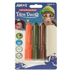 Amos Yüz Boyası 3 Renk FD5B3B - Thumbnail