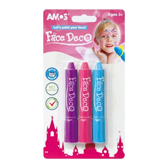 Amos Yüz Boyası 3 Renk FD5B3G