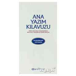 Epsilon Yayınları - Ana Yazım Kılavuzu