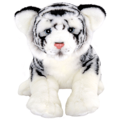 Neco Animals Of The World - Animals Of The World Floppy Kaplan Beyaz 30 cm 20857