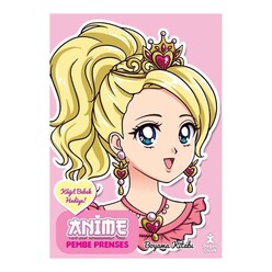Anime Pembe Prenses Boyama Kitabı - Thumbnail