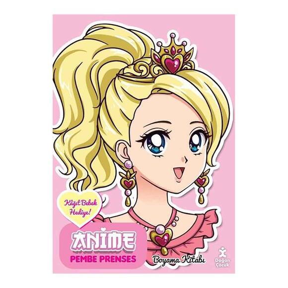 Anime Pembe Prenses Boyama Kitabı