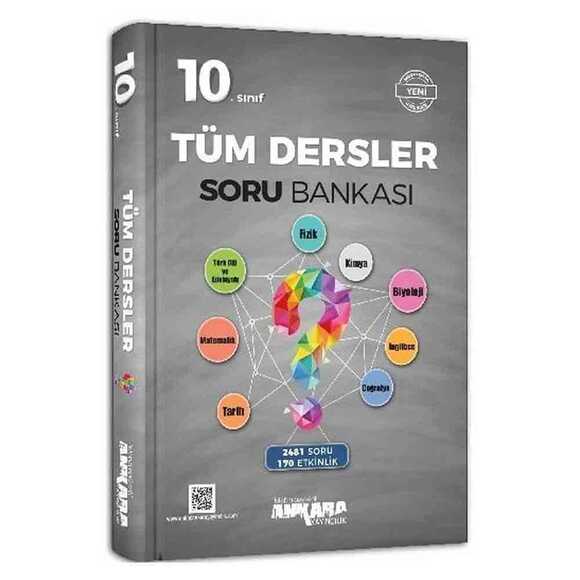 Ankara Yayın 10. Sınıf Tüm Dersler Soru Bankası