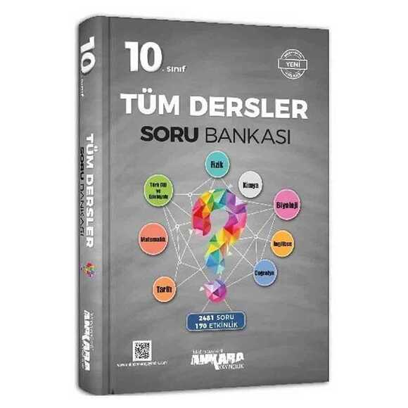 Ankara Yayın 10. Sınıf Tüm Dersler Soru Bankası