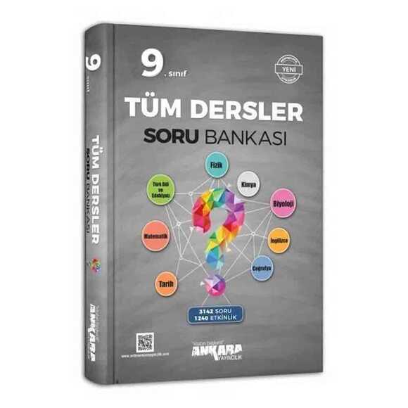 Ankara Yayın 9. Sınıf Tüm Dersler Soru Bankası