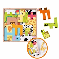 Ankebut 15 Parça Hayvanlı Puzzle 30534 - Thumbnail