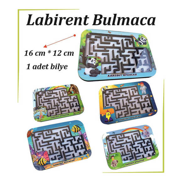 Ankebut 33115 Labirent Bulmaca
