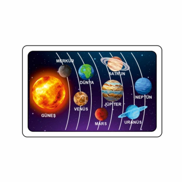 Ankebut Güneş Sistemi Puzzle 24 Parça Renkli Puzzle 30435