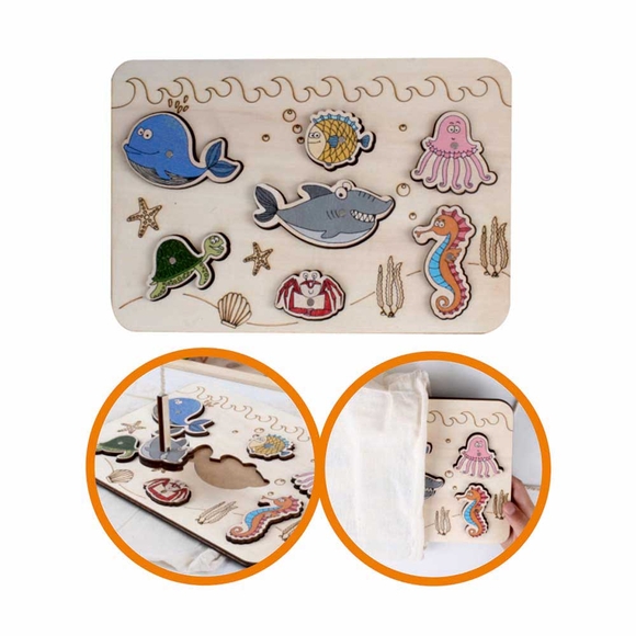 Ankebut Renkli Mıknatıslı Balık Tutma Oyunu 30251