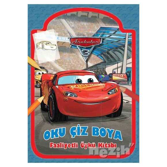 Arabalar 3 - Oku, Çiz, Boya