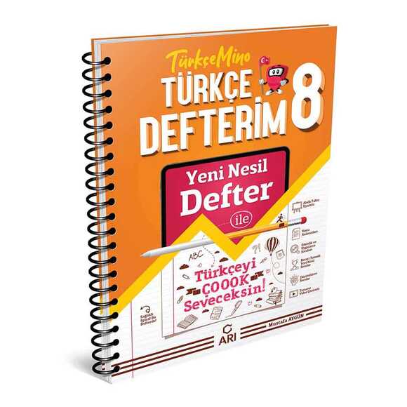Arı 8. Sınıf Akıllı Türkçe Defteri 