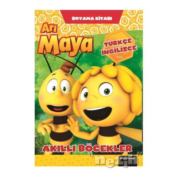 Arı Maya Akıllı Böcekler Boyama Kitabı