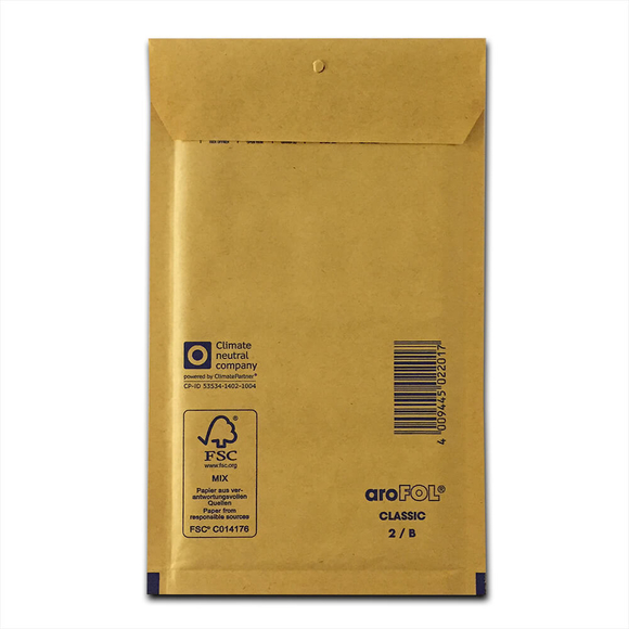 Arofol Hava Kabarcıklı Zarf No:2 14x22.5 cm