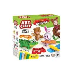 Art Craft Eğlenceli Hayvanlar Hamur Seti 200gr 3697 - Thumbnail
