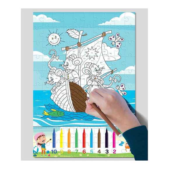 Art Kids Okul Öncesi Çöz & Boya Bölme Öğreniyorum 5849