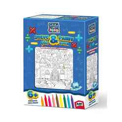 Art Kids - Art Kids Okul Öncesi Çöz&Boya Çarpma Öğreniyorum 5848