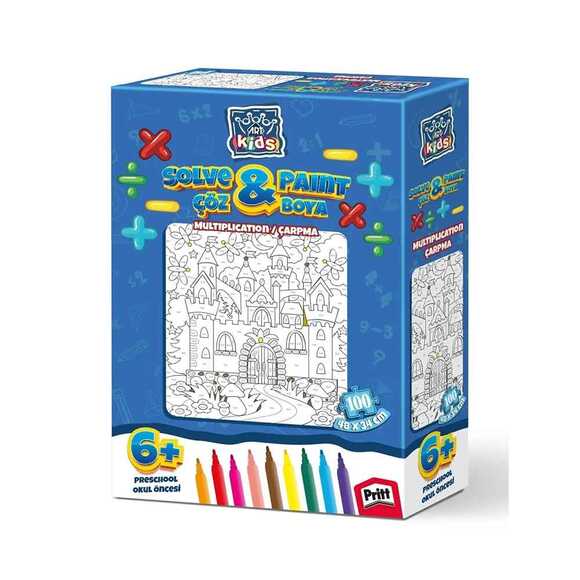 Art Kids Okul Öncesi Çöz&Boya Çarpma Öğreniyorum 5848