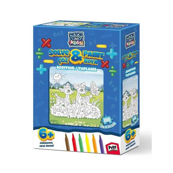 Art Kids Okul Öncesi Çöz&Boya Toplama Öğreniyorum 5846