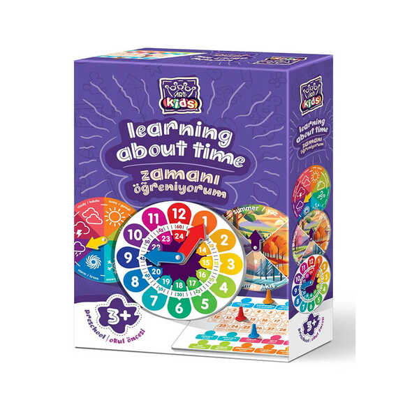 Art Kids Okul Öncesi Zamanı Öğreniyorum 5838