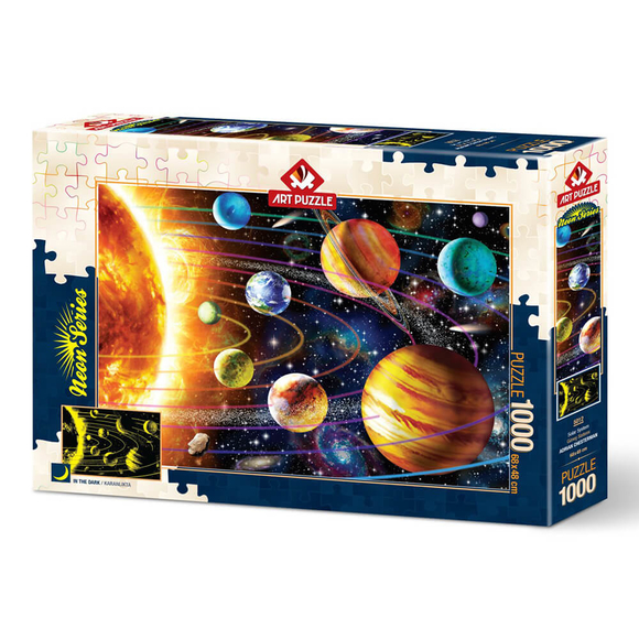 Art ’’NEON’’ Puzzle 1000 Parça Güneş Sistemi 5012