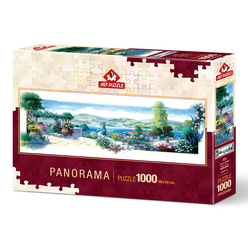 Art Puzzle - Art Panoroma Puzzle 1000 Parça Bahçe Teras 5348