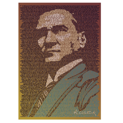 Art Puzzle 1000 Parça Atatürk Ve Nutuk 5170 - Thumbnail