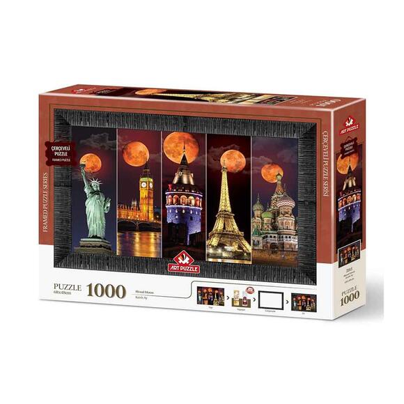 Art Puzzle 1000 Parça Çerçeveli Puzzle Kanlı Ay 5664 68X48 Cm